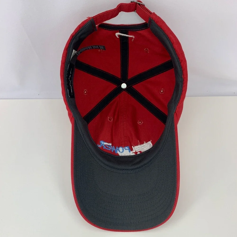Reel Power Hat Nike Golf Wire US Flag Red White Blue Strapback OSFM Baseball Cap